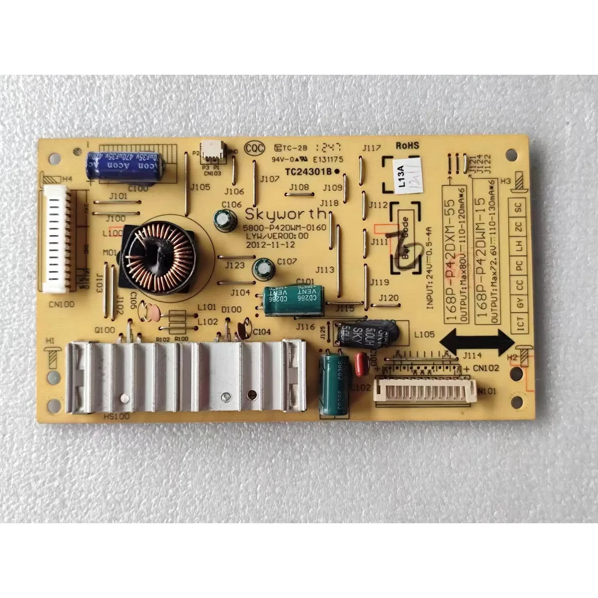 

42E610g Constant Current Plate 168P-P42dxm-55 5800-P42dwm-0170/0160/0180/0190