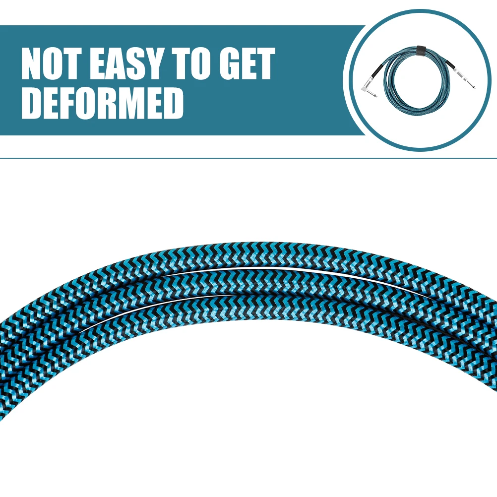 

Connecting 6.35Mm Noise Reduction Guitar For Electric Bass Audio Connect Wire Patch Anti Slip Guitar Effect Bass Effector Cable