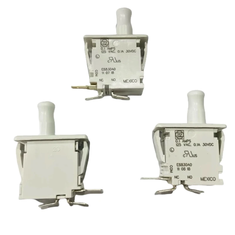 1PCS/LOTS 100% GERMANY CHERRY E6830A0 E68 Refrigerator Switch 3-Pin Push Button Reset Non-Locking Keypad 0.1A IC Electronic