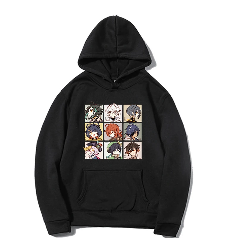 Anime hoodies Genshin Impact Hoodie Women Men Sweatshirt Kawaii Graphic Clothes Harajuku Tops