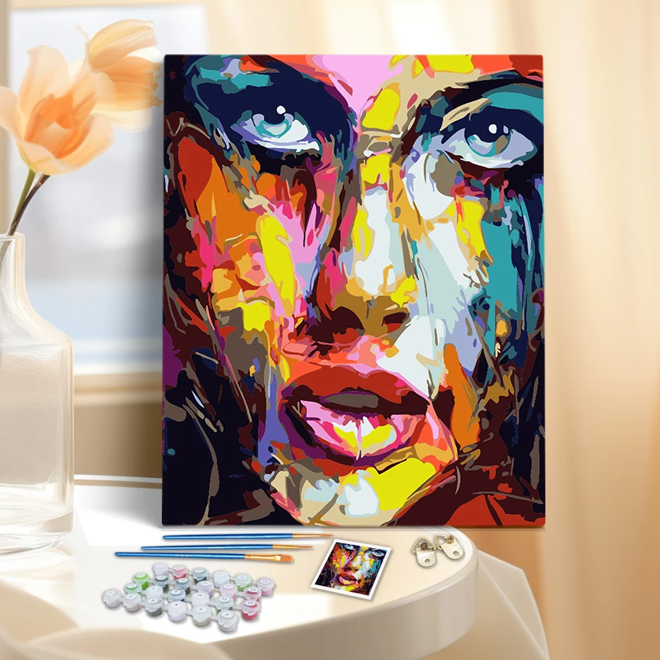 SDOYUNO DIY Paint By Numbers For Adults Figure Oil Painting By Numbers For Adults Women Modern Home Wall Decor Diy Gift