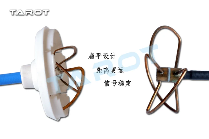 TAROT 5.8G FPV 3 & 4 lames coque champignon émetteur récepteur antenne Rx Tx vidéo A/V TL300k2 TL300k3