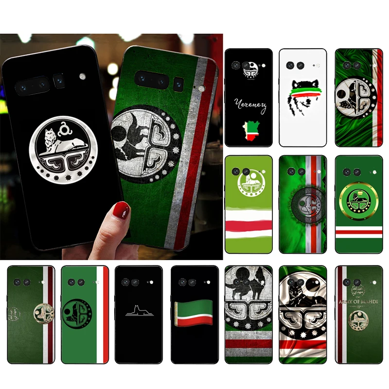 Chechnya Chechen Flag Phone Case For Google Pixel 9 Pro XL 8 7 6 Pro Pixel 8A 7A 6A 4A 3A 3XL Pixel 8 7 6 5 4