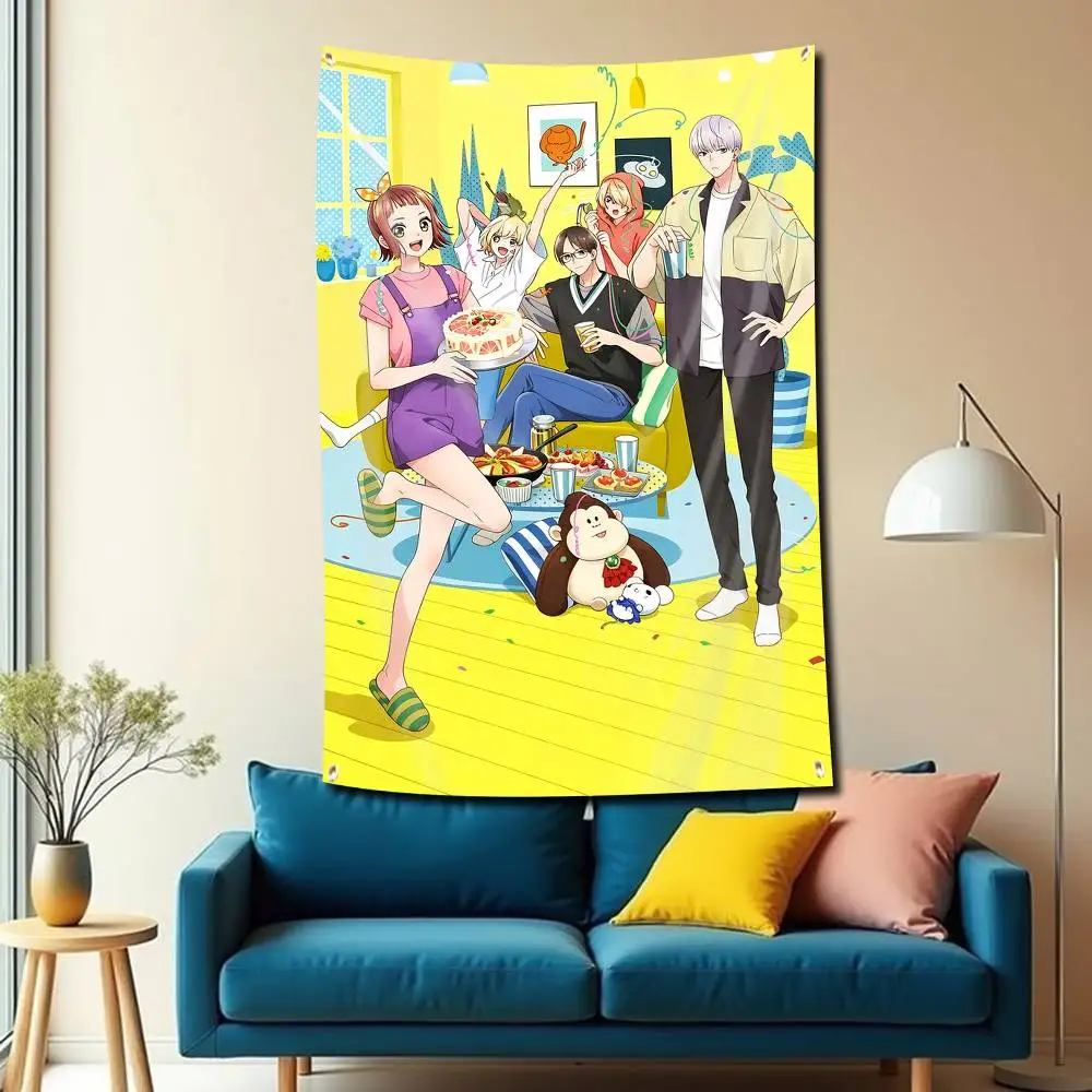 Manga Sorry About My Little Brothers(2) Flag Tapestry Banner for Bedroom Living Room Outdoor Camping Custom Supported