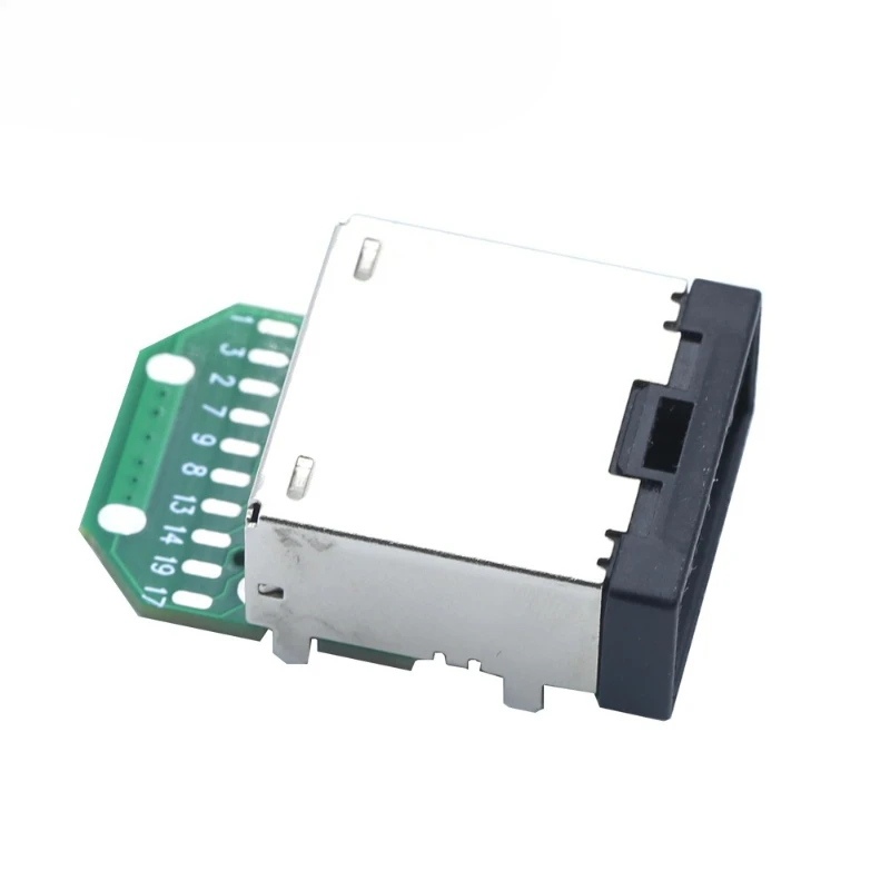 

HD NEW HDMI E TYPE 19Pin Female Head 90 Degree PCB Board Used for High Definition Connector Production of Finished Wire Harness