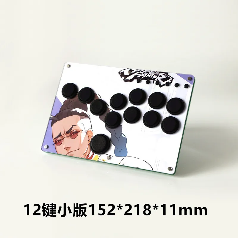 

New Hitbox Keyboard Custom Panel PS5 Fighting Game Joystick Matte Nylon Keycaps Street Fighter 6 Portable Mechanical Keyboard