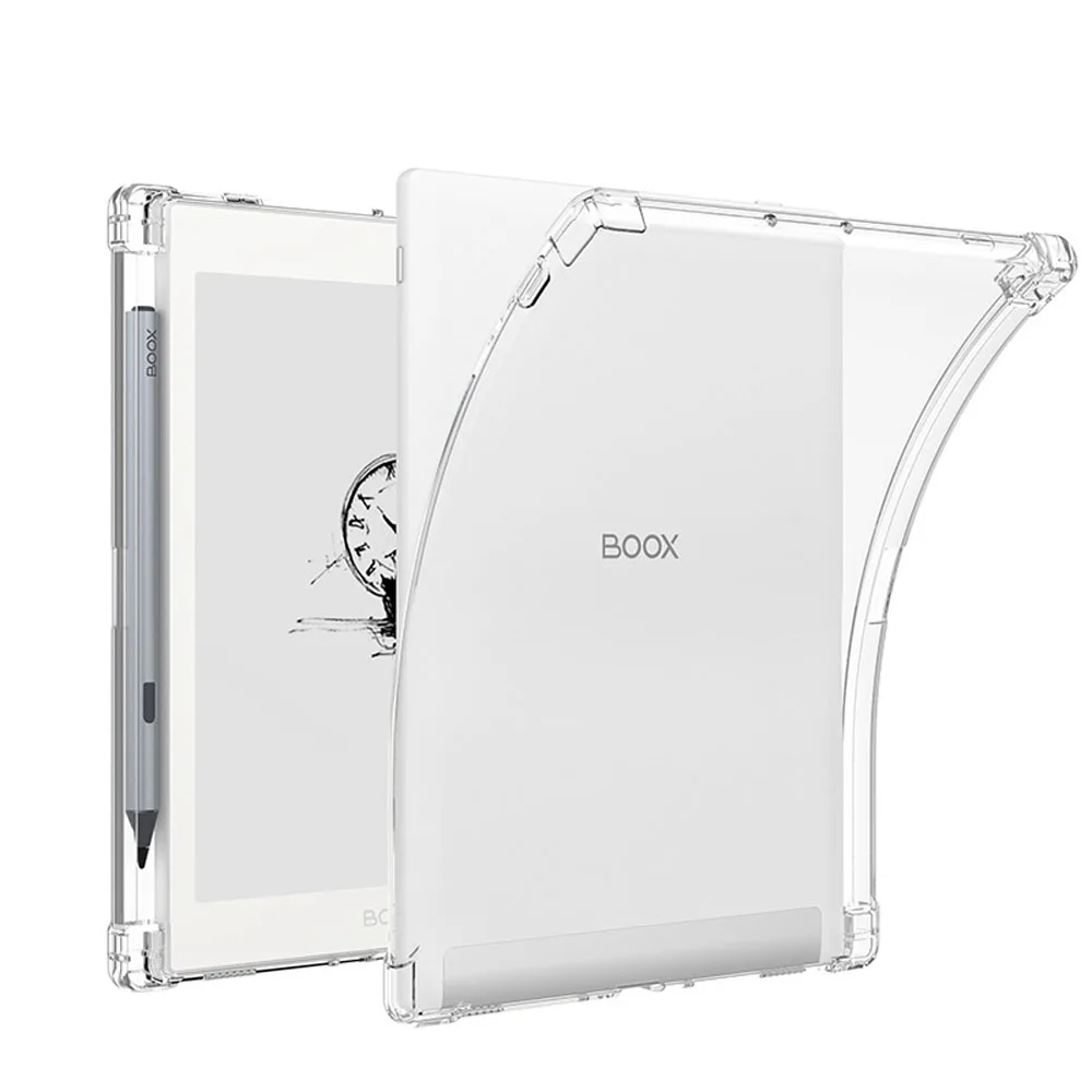 Shockproof Anti-Fall Transparent TPU Case for Onyx Boox NoteX5 Mini 7.8inch E-Reader with 4 Corner Airbag Protective Cover