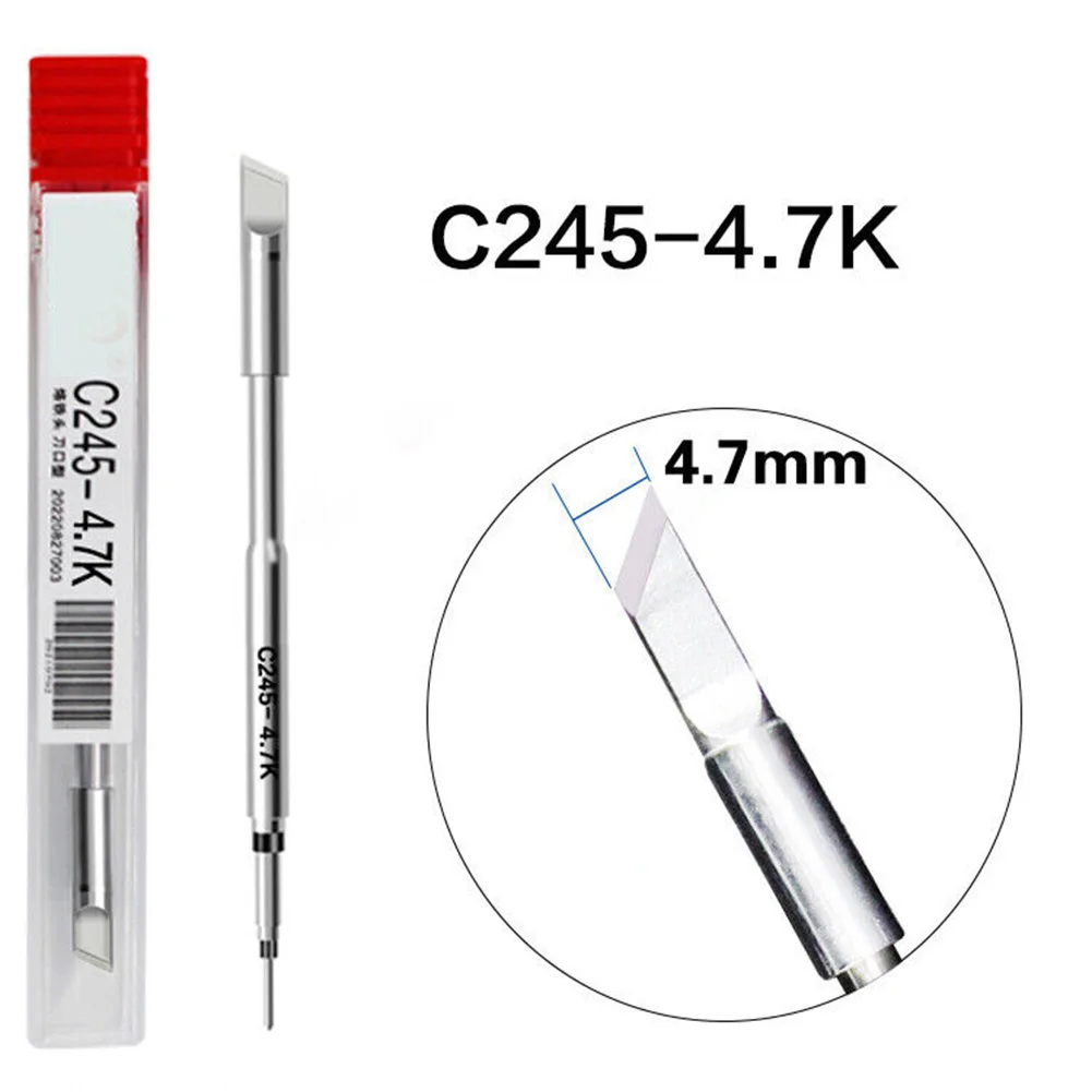 1pcs C245 Soldering Iron Tip Integrated Heating Core K/I/IS For JBC Soldering Station 1400 ℃ 75 Watts Welding Machines Parts