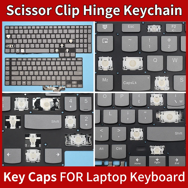 Replacement Keycaps Scissor Clip Hinge For Lenovo Legion S7-15ARH5 S7-15ACH6 S7-15IMH5 key caps keyboard Keychain