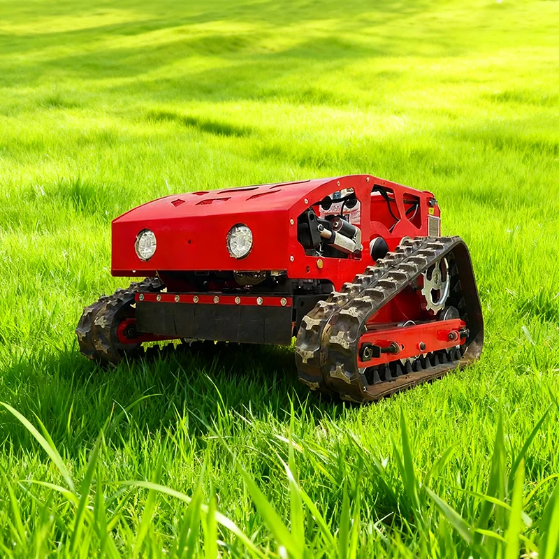 

Cut Out A Smooth Lawn In The Farm Yard 20-inch Cutting Width Crawler And Wheels Optional Remote Control Lawn Mower