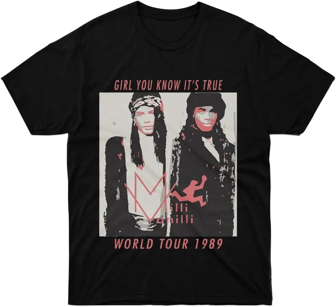 T-Shirt Milli Friend Vanilli Gift for Men World Family Tour Girl 1989 Boy Classic Women Sleeve Unisex Multicoloured