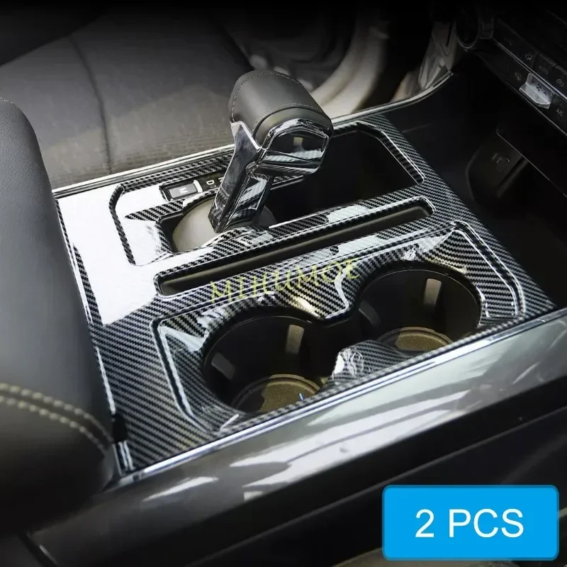 

Для Ford F-150 F150 2021-2024 гг., накладки на панель переключения передач центральной консоли из углеродного волокна