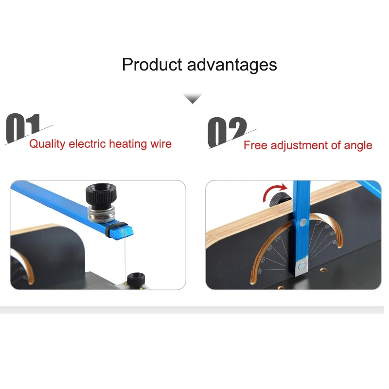 Imagem -05 - Placa de Mesa de Corte de Fio de Aquecimento Elétrico Cortador de Isopor de Fio Quente Ferramentas de Aquecimento Máquina de Corte de Espuma