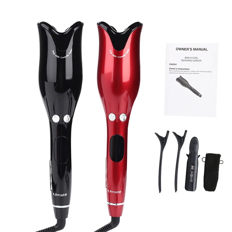 

Portable household new type ceramic ion large-wave hair curler, automatic LCD hair curler, hair curler salon tool