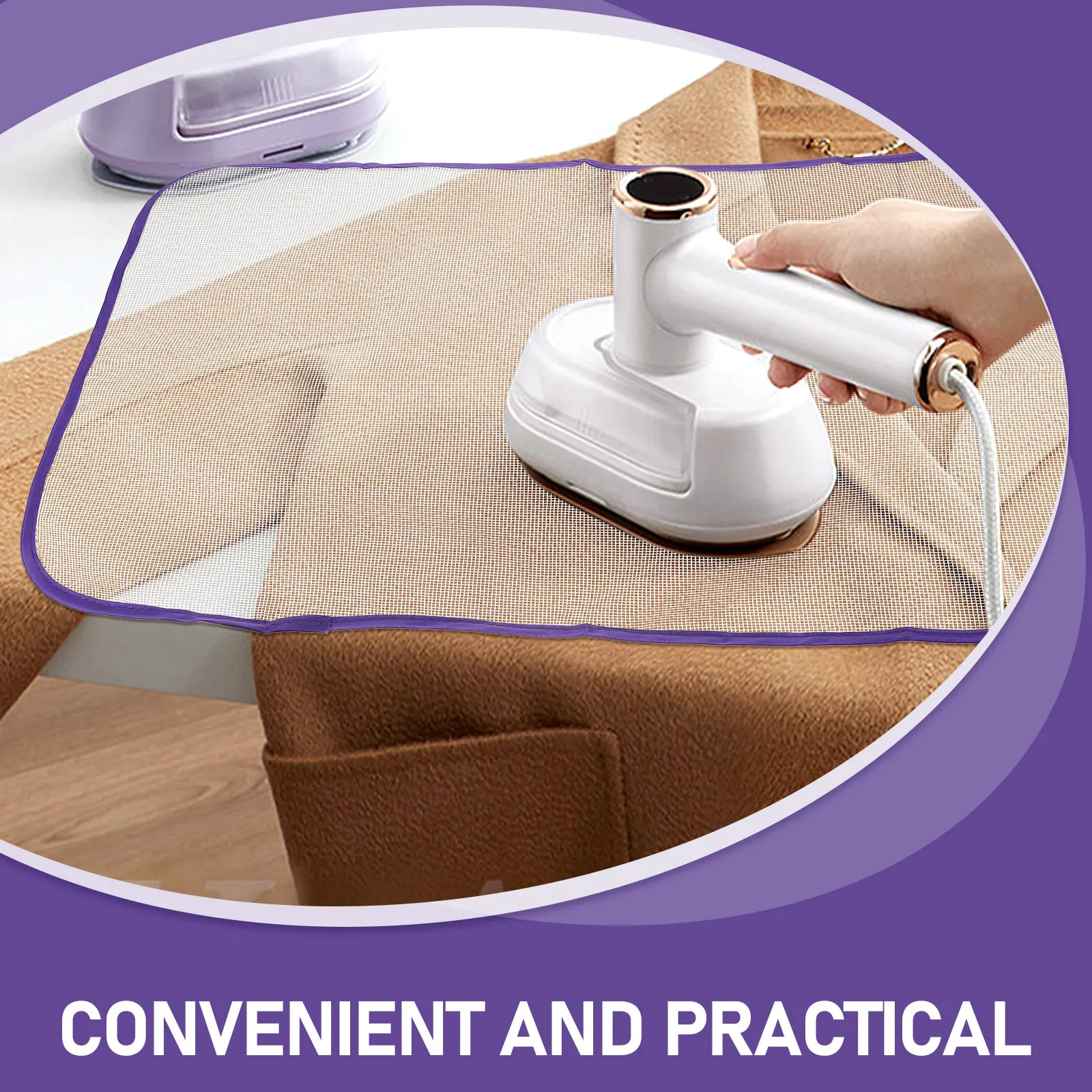 

2Pcs Ironing Mesh Cloth Pressing Pad Lightweight Foldable Protective Ironing Board Cover Washable -Saving Mesh for All