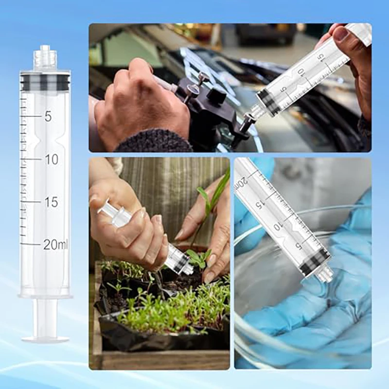 Wholesale Price 50PCS 20ml/cc Luer Lock Syringe Single-Use Packaging Liquid Dispenser for Perfumer, Industry Use
