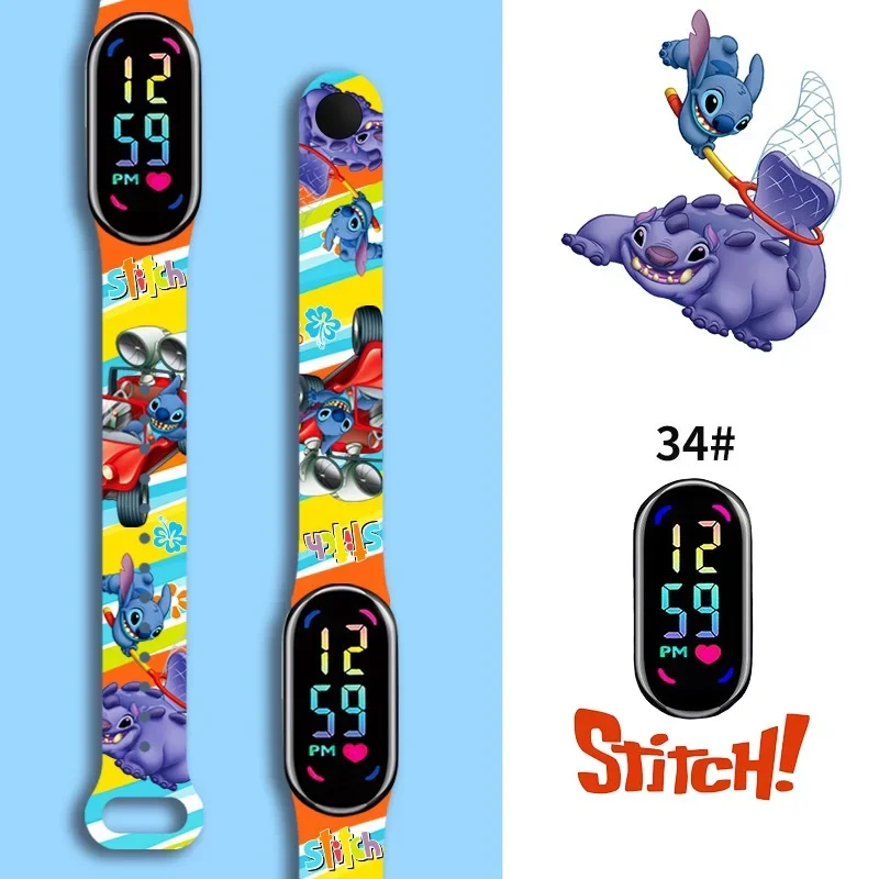 

Disney Stitch Girls' Waterproof Sport Watch Touch Screen Digital Clock Ideal Bracelet Watch Gift