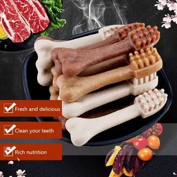 30 Pcs/lot Pet Dogs Snacks Molar Sticks Toothbrush Bone Design for Removing Oral Odor Cleaning Teeth Fit for Dogs Above 3