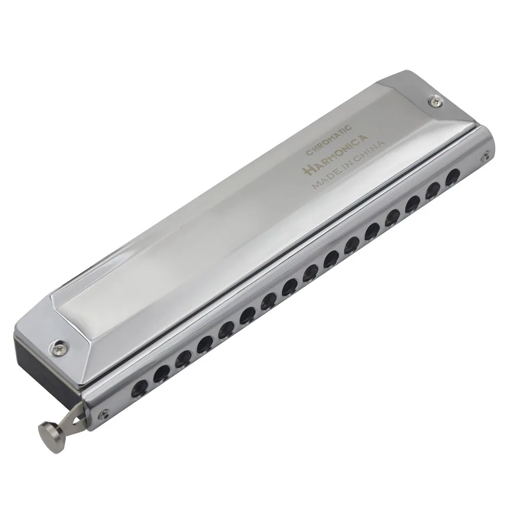 

1pc 16 Hole Harmonica High Quality Music Instrument 64 Notes Gift Box For Beginners Students Musicians