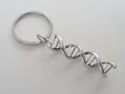 DNA Molecular Double Helix Key Chain, Science and Chemistry Key Chain, Graduation Gift, Classmate and Teacher Gift