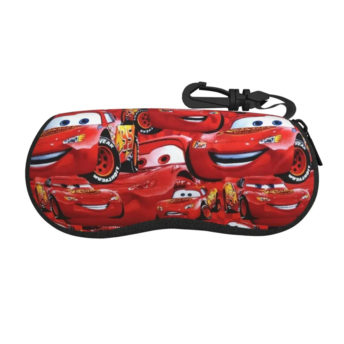 

Custom Lightning Mcqueen Cars Glasses Case Portable Shell Eyeglasses Case Sunglasses Box