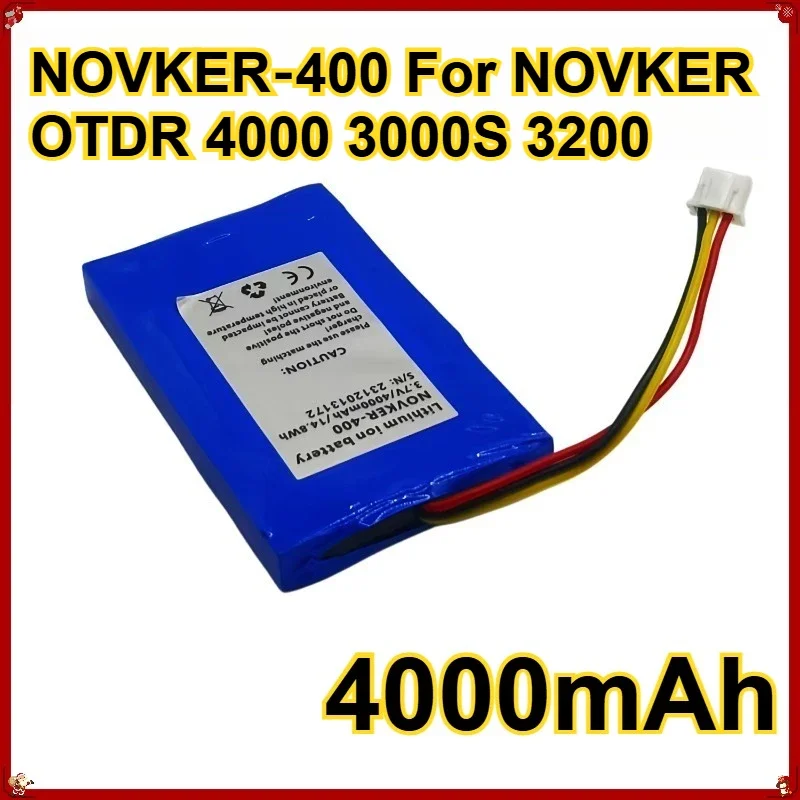 [NEW]  NOVKER‑400 for NOVKER OTDR 4000 3000S 3200 Optical Fiber Tester 4000mAh