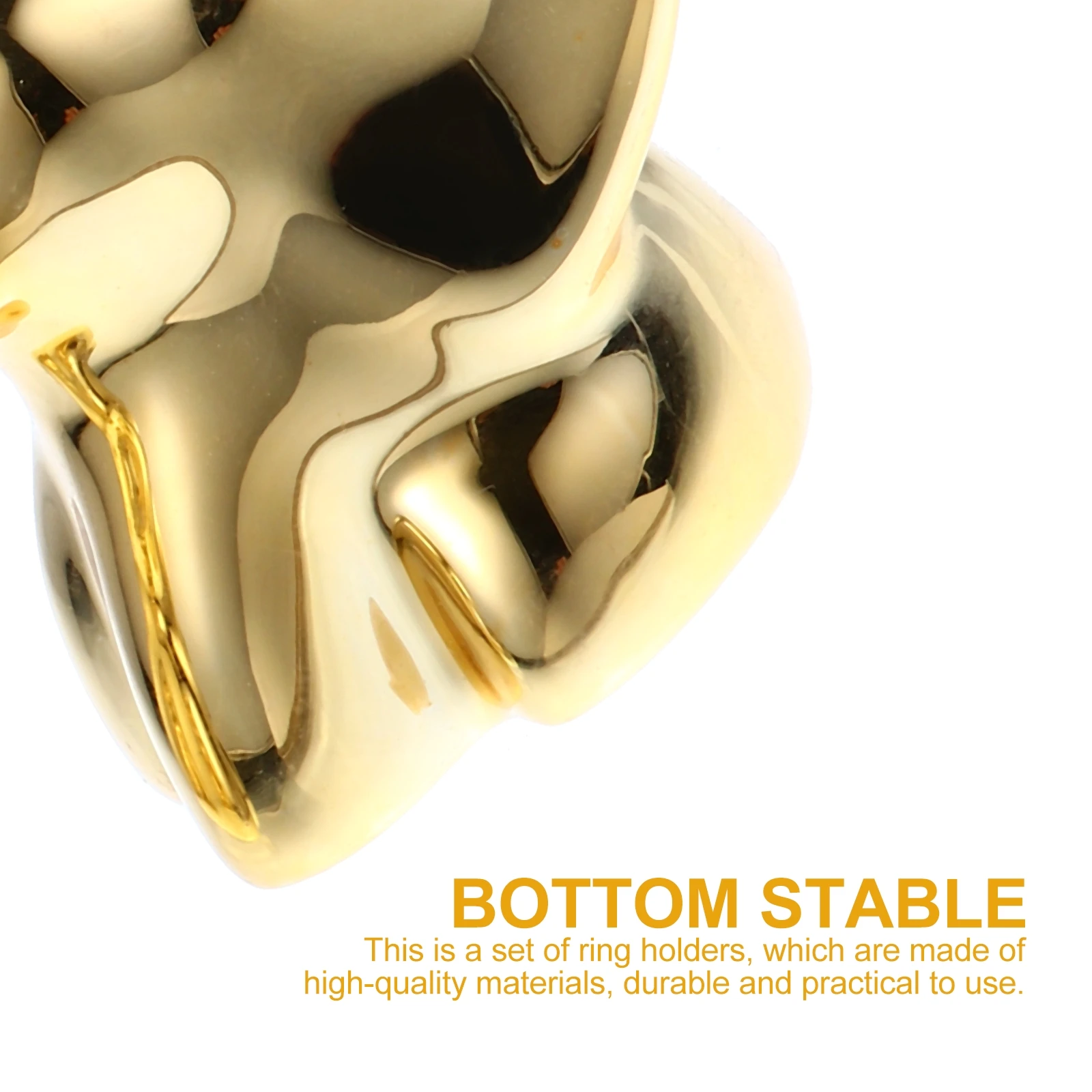 

1Set Durable Elephant Adornments Ring Holders Jewelry Display Stand for Bedroom Living Room Countertops Ring Holder