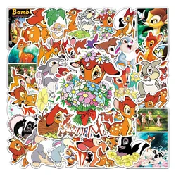 10/30/50PCS Disney Cute Cartoon Bambi Stickers DIY Phone Guitar Laptop Luggage Skateboard Graffiti Decals Fun Kid Toys