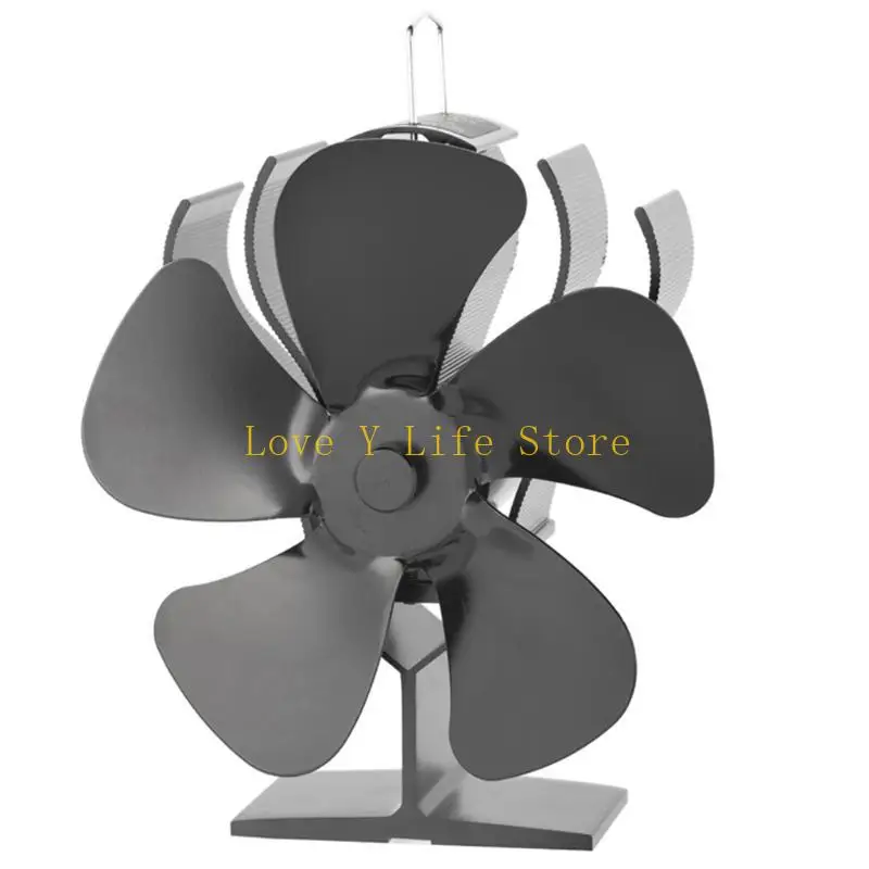 L74C موقد يعمل بالطاقة الحرارية مصمم حديثًا، تدفق هواء أكبر، موقد يعمل بالطاقة الحرارية، 5 شفرات