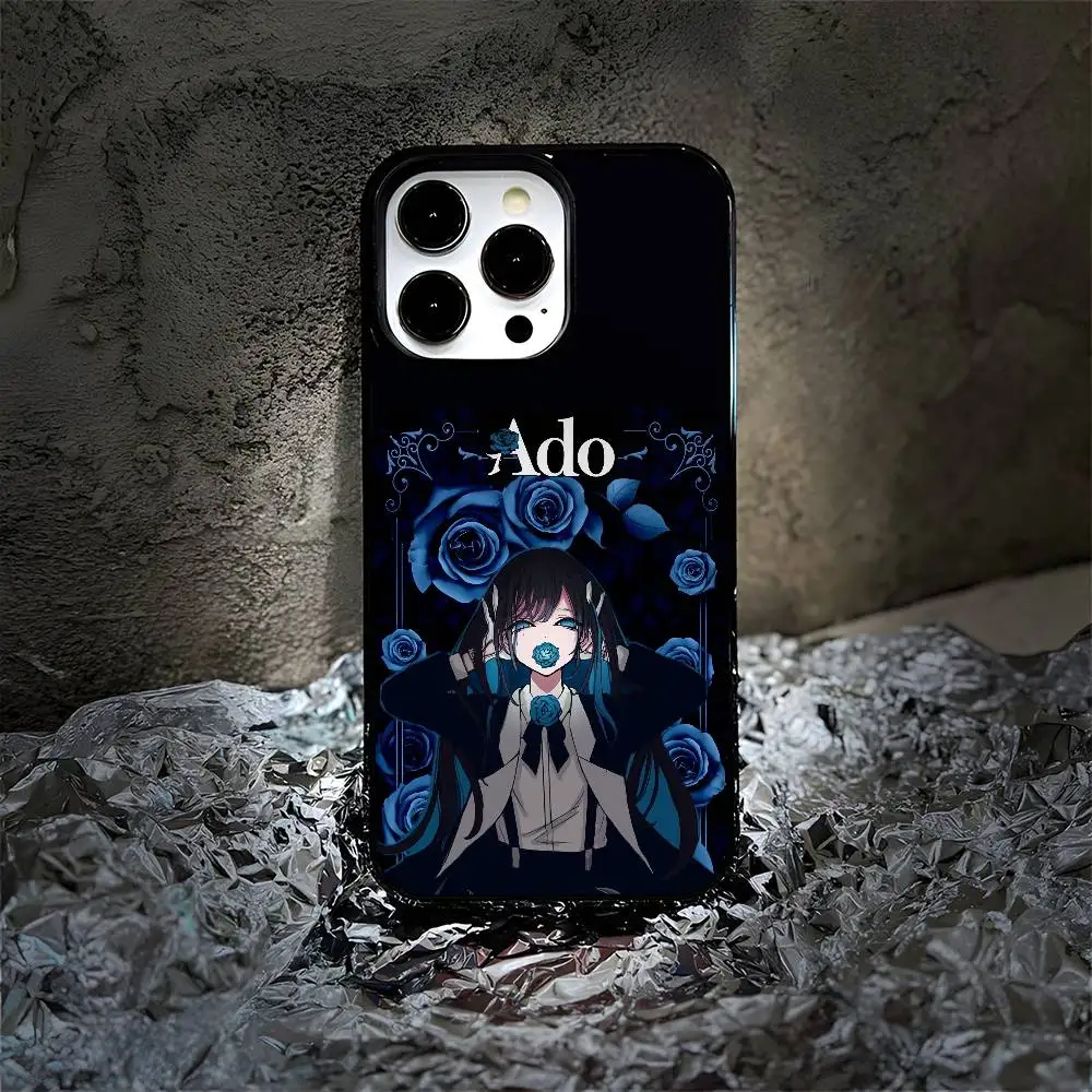 A-Ado Cool Anime Cassa Del Telefono Per iPhone 16 15 14 13 12 11 Pro Max Plus Mini Magsafe Copertura di Ricarica Senza Fili Guscio Duro Magnetico