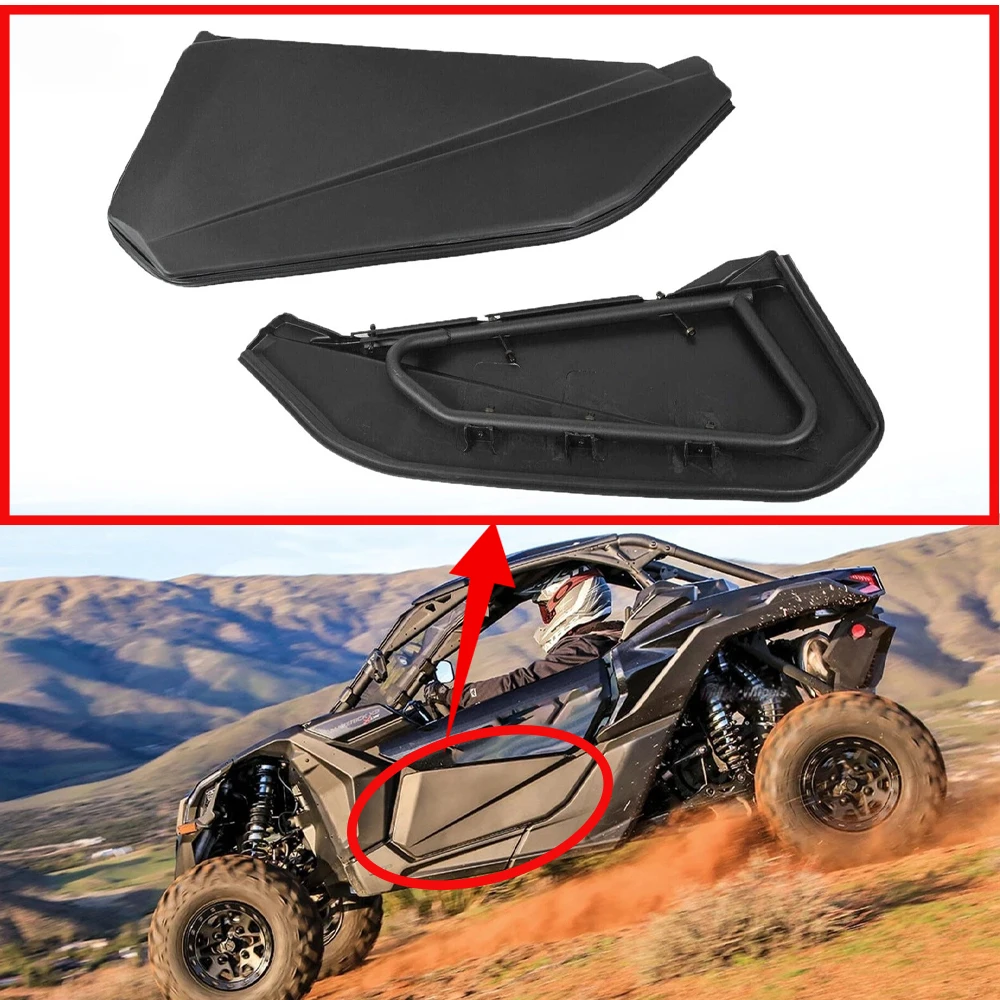 Marco de Metal para puerta inferior delantera, con sellos de goma para BRP Can Am X3 Maverick 2/4, Canam Maverick X3 2017-2022