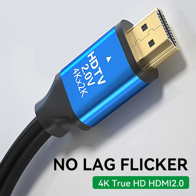 4K HDMI 2.0 Compatible Cable Splitter 4K@60Hz 18Gbps High Speed Adapter For PS5 RTX 3080 eARC HDR Video Cable PC Laptop TV Box