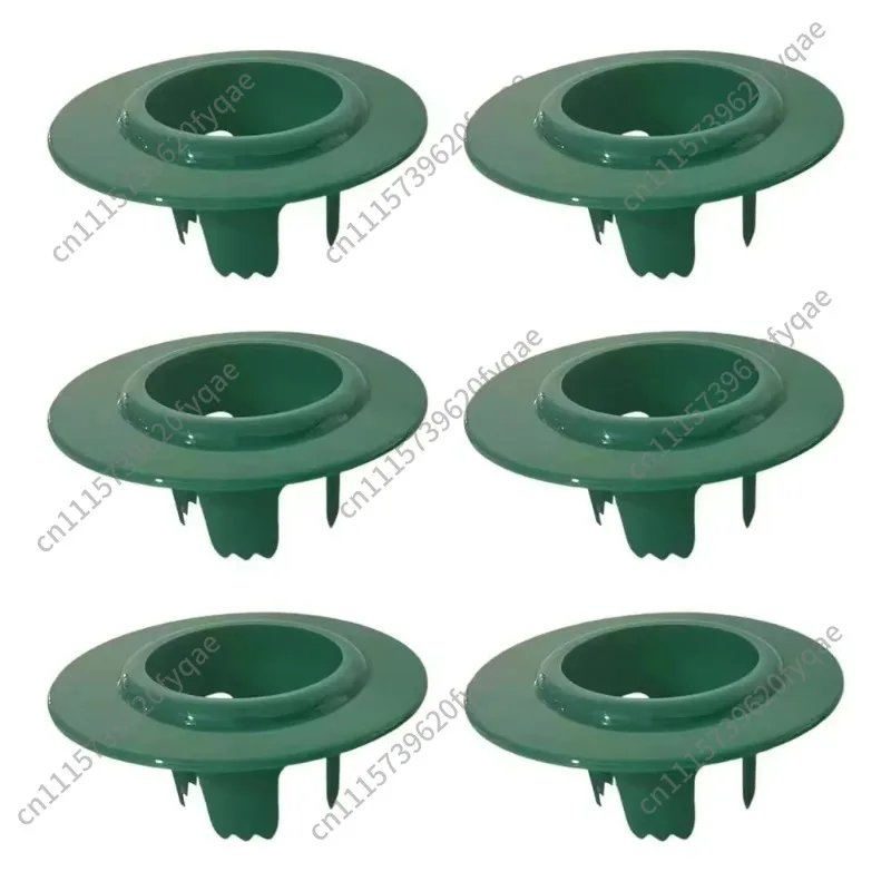 6 Pcs Plastic Sprinkler Head Protector Adjustable Depth Round Sprinkler Donut Guards Dust Proof Easy Install