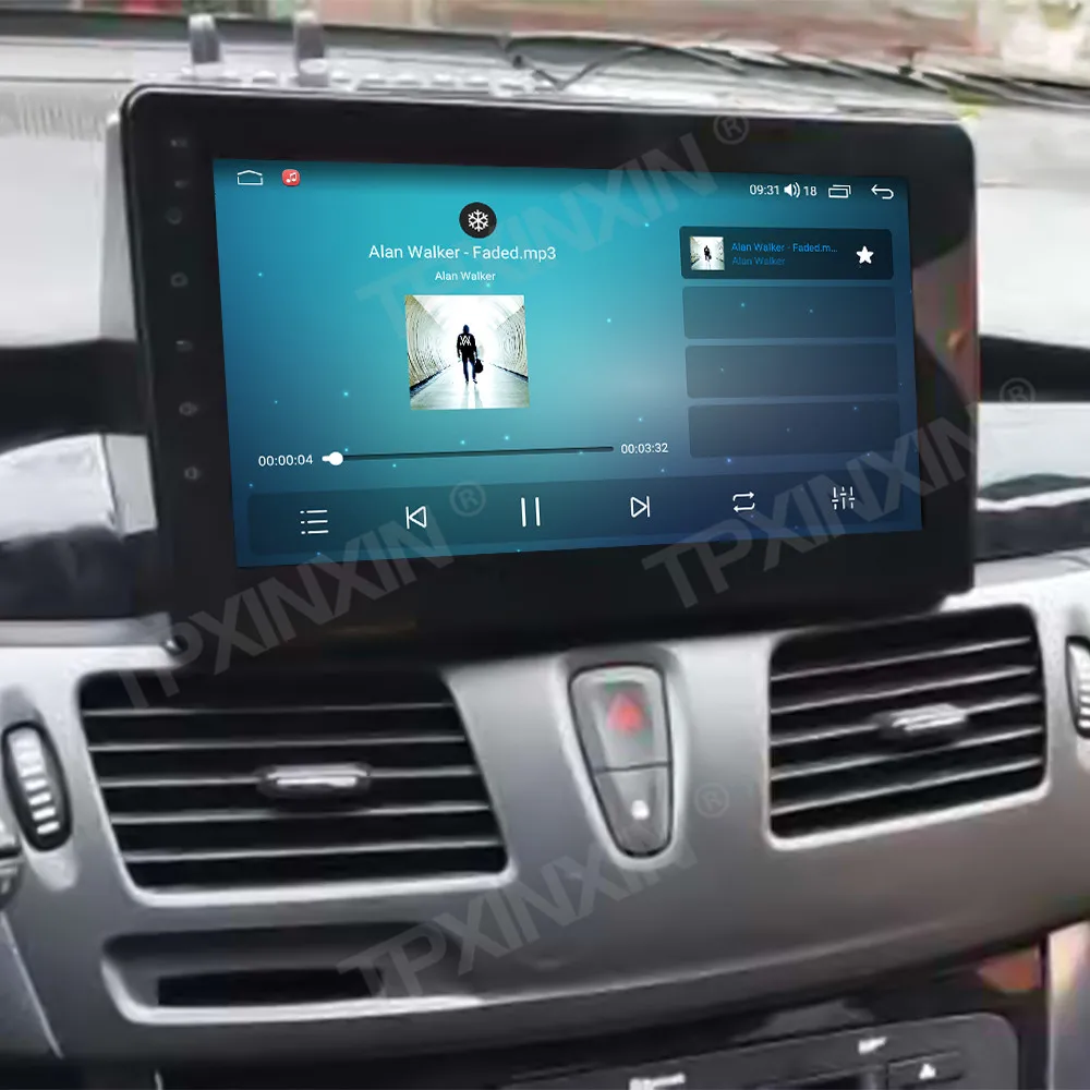 10.1 بوصة أندرويد 15.0 لرينو خط العرض 2011- 2015 سيارة السيارات carplay الوسائط المتعددة راديو كبير HD نظام تحديد المواقع والملاحة اللمس رئيس وحدة #2