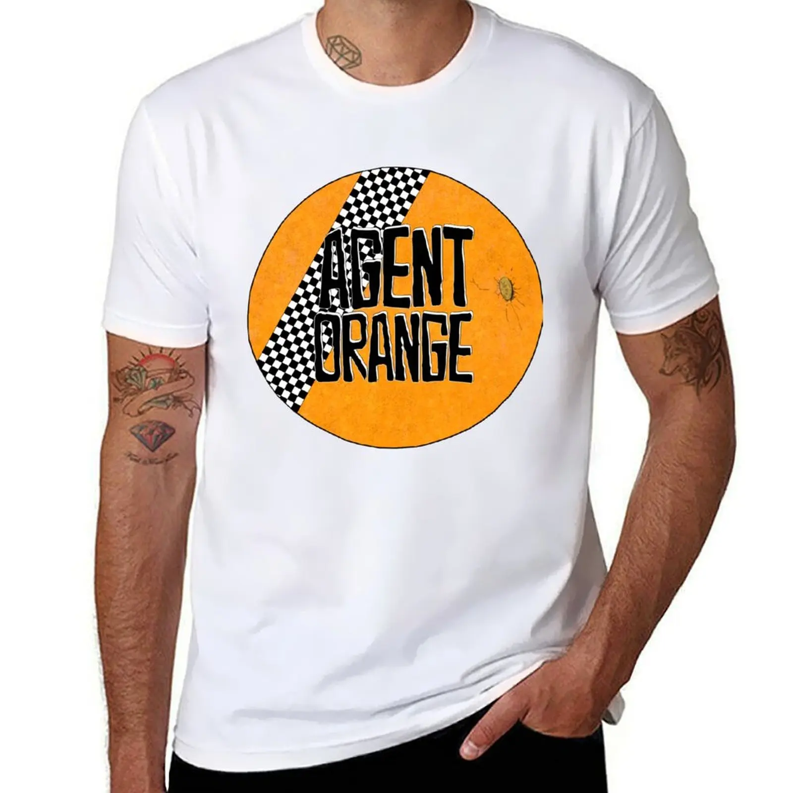 

Agent Orange - Orange Peel. T-Shirt t shirts cotton 100% g man t shirts for men T-Shirt