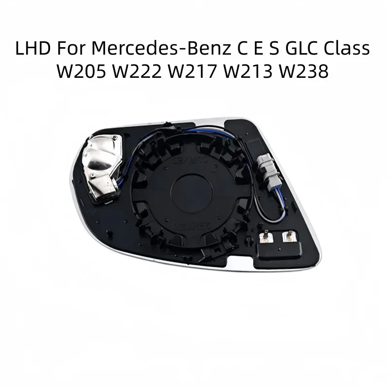 LHD For Mercedes-Benz C E S GLC Class W205 W222 W217 W213 W238 Blind Spot Heating Side Mirror Glass Lens Door Wing Mirror Glass