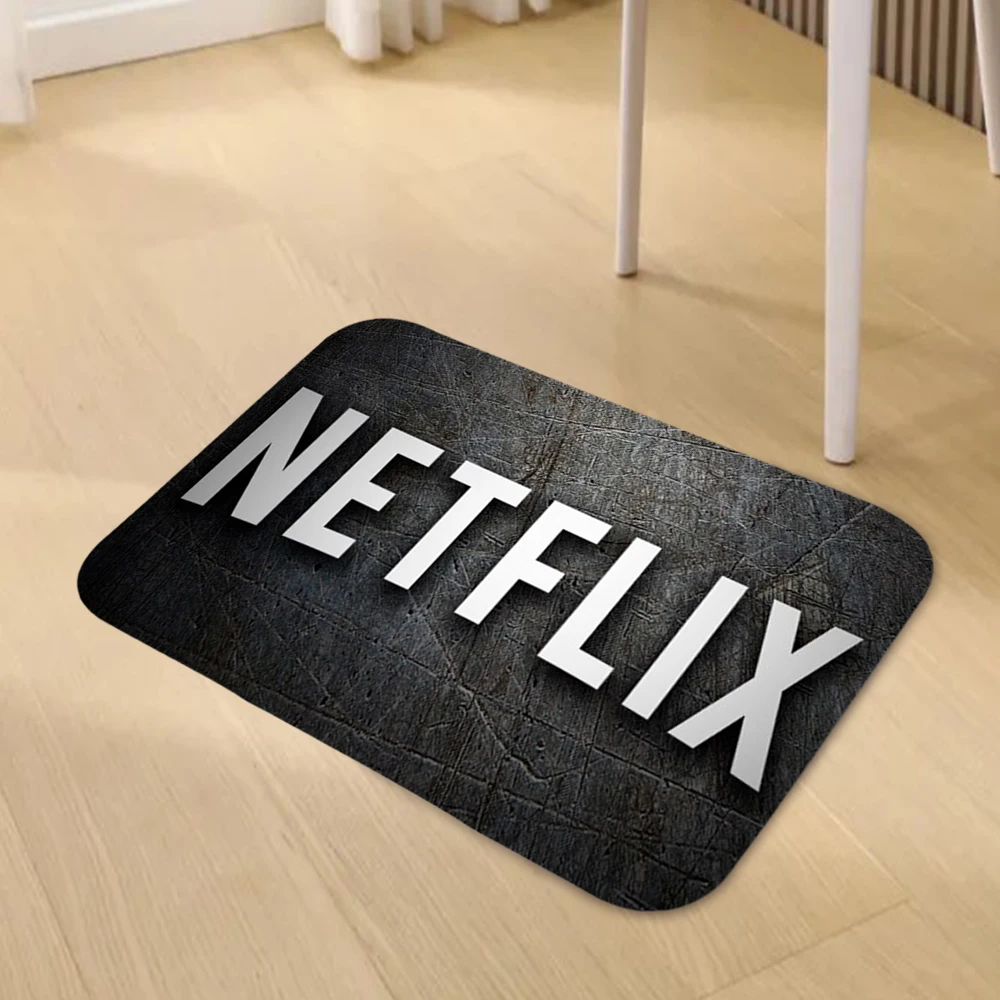 Netflix logo  Doormat Living Room Carpet Entrance Bathroom Floor Mat  Door Rug Home Decoration 88