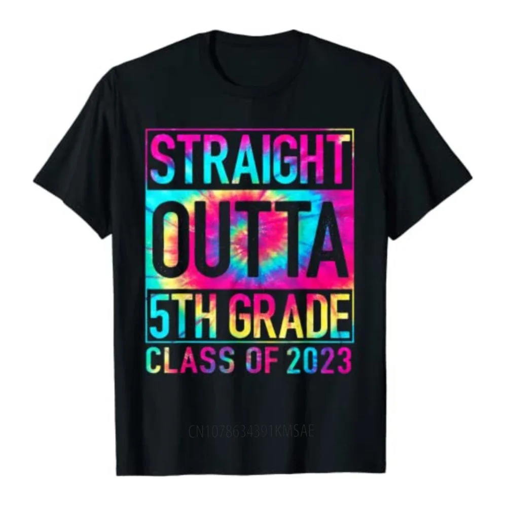 Straight Outta Kindergarten 5th 8th Grade Graduation Shirts Class of T-Shirt Peace Out 3th 4th Grade Last Day of School Tee