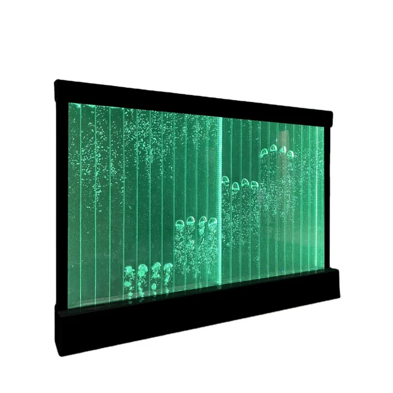 custom.Wedding Hall Home Decor LED Fountain Lighting Bubble Wall Wedding Backdrop Ideas Bubble Pillar