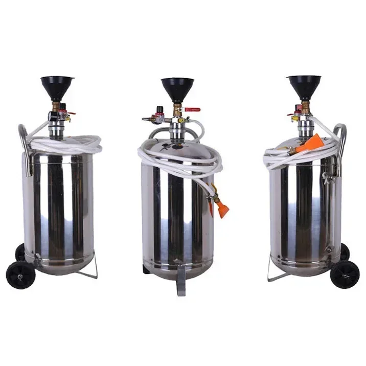 80L Spray Foam Machine 1-3 Bar High Pressure Car Washer Stainless Steel Bucket Pneumatic Foam Washing Machine for Car Cleaning