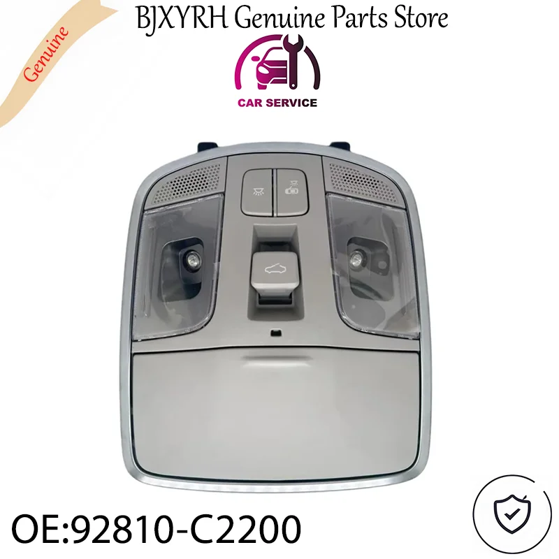 

92810C2200 92810C2500 Серая верхняя консоль с переключателем люка и лампой для чтения для Hyundai Sonata 2015-2019 OEM 92810-C2200