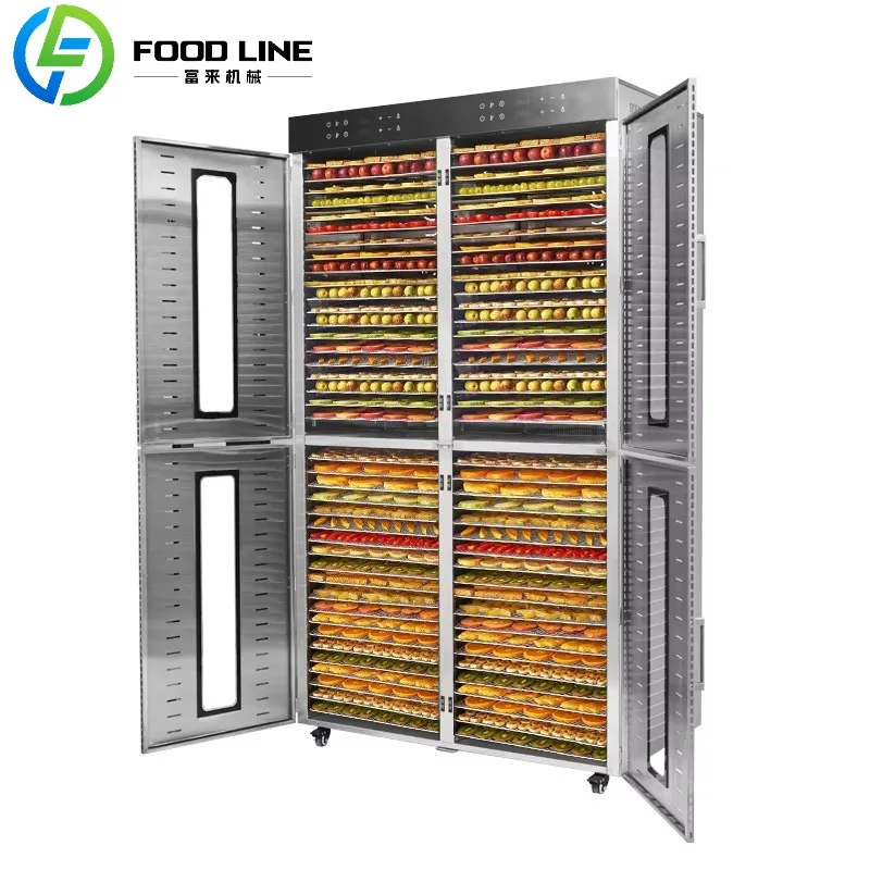 80 Layers Large Capacity Digital Control Stainless Steel Food Drying Machine Dehydrator Industrial Fruit