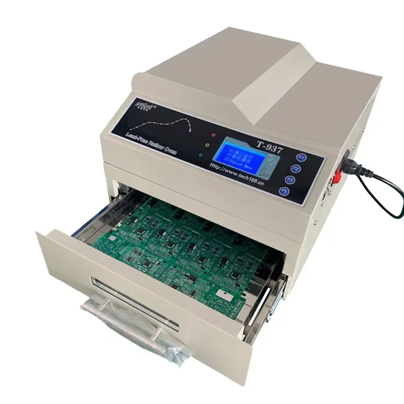 lead-free desktop  reflow oven wave soldering machine  for BGA welding Puhui T-937