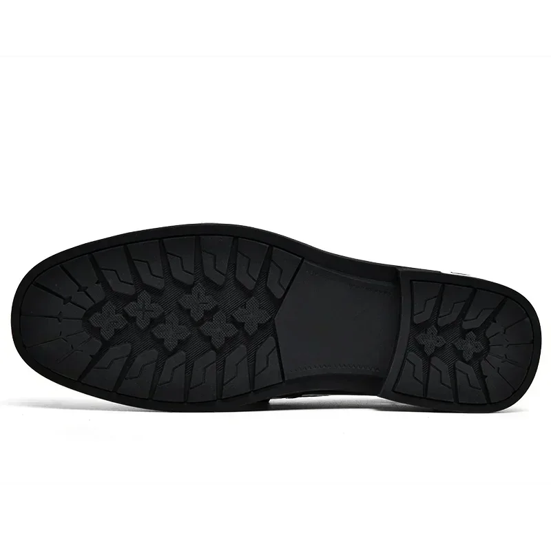 Western Desert Bull Ekskluzywne, lekkie i luksusowe męskie buty skórzane Męskie codzienne buty typu bean Wygodne i uniwersalne buty męskie