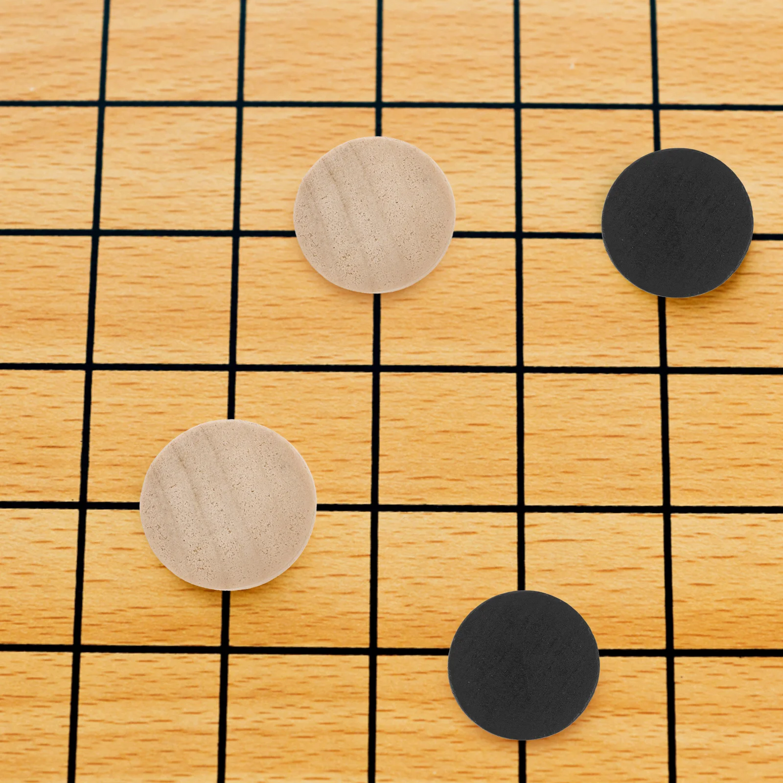 

30Pcs Wood Chess Pieces Replacement Set Lightweight Easy Carry Board Game Accessories for Wooden Checkers