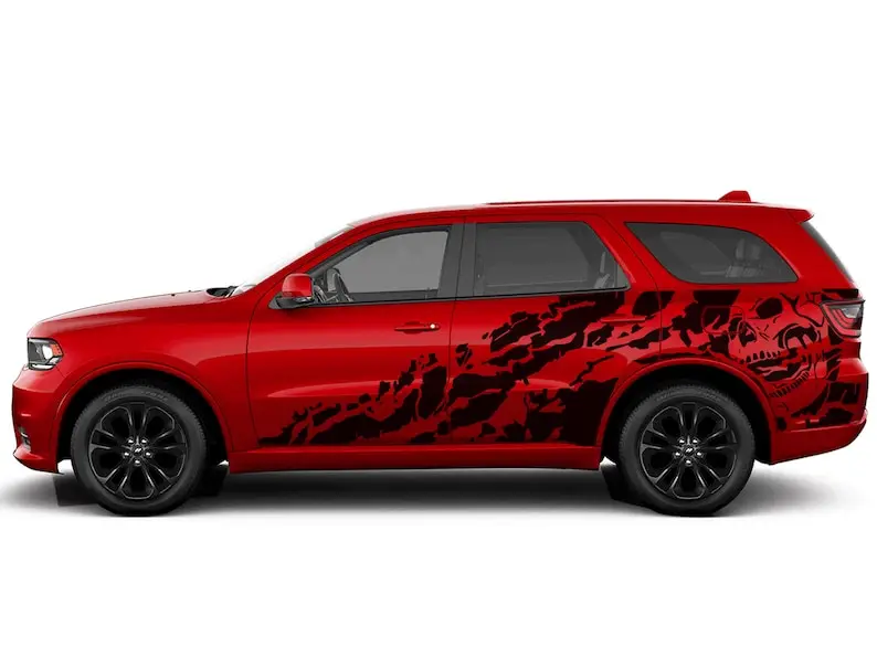 Nightmare Scull Vinyl Decal Sticker Sports Compatible with  Durango 2015 2016 2017 2018 2018 2019 2020 Tune Performance Vin