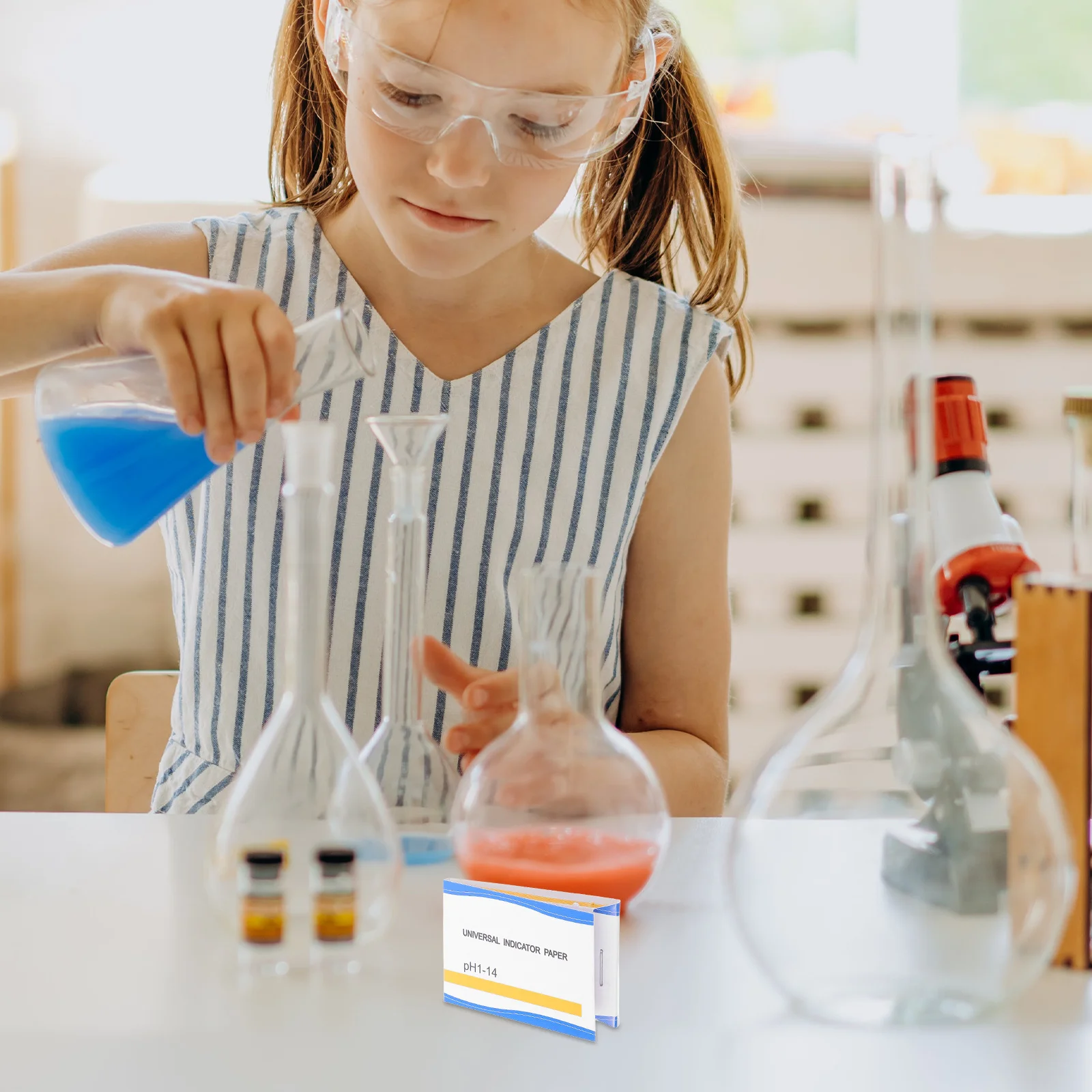 

4Pcs PH Test Strips 0-14 for Water Soil Cosmetics Aquarium Testing Easy to Use High Precision Universal PH Test Strips