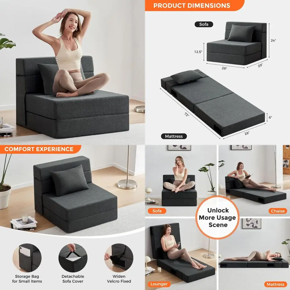 Folding Sofa Bed - …