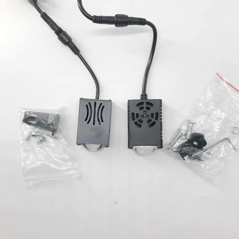 Автомобильная решетка, мини-матричная лазерная фара, сетчатая решетка, желто-белый светодиодный прожектор для мотоцикла, высокая видимость, всепогодная