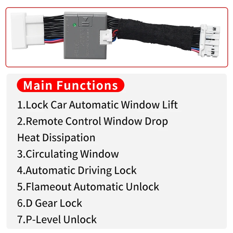 For 2024-2026 Toyota Land Cruiser Prado LC250 250 Window Auto Close Module, One-Touch Controller Switch Car Upgrade Accessories - view 6